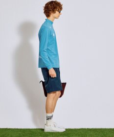 PW CIRCULUS 【吸水速乾 / UV遮蔽率99.5% UVカット / ストレッチ】【MEN】ハーフジップロングスリーブモックT ゴルフ