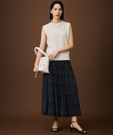 自由区 【昨年大好評・デザインアップデート・カタログ掲載・セットアップ対応・セレモニー・通勤】ライトサテンプリーツ スカートⅡ