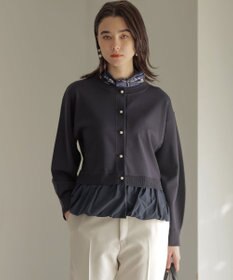 組曲 【前後着用可】バルーンドッキング ニット ネイビー系