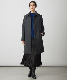 J.PRESS LADIES ライトマイクロスエード プリーツ スカート