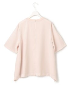 ICB 【接触冷感・UVケア・速乾・洗える】FluidBackSatin Tブラウス