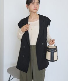 AMERICAN HOLIC テーラードミドル丈ジレ