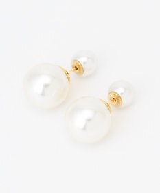 ANY 【WEB限定】パールキャッチピアス(両耳用)