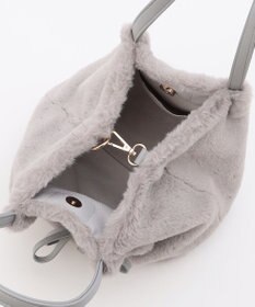 ANY SIS 【2WAY】フェイクファーリボン バッグ