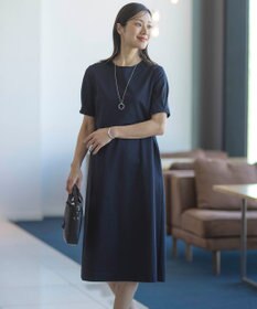 J.PRESS LADIES L 【洗える・吸水速乾】セオアルファピケストライプ ワンピース