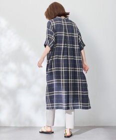 ANY L フレンチリネンシャツワンピース