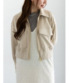 Te chichi スウェードジップブルゾン