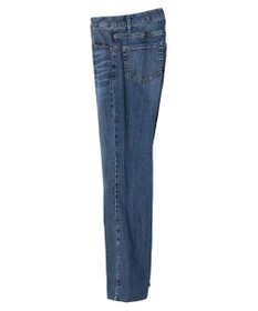 earth music&ecology セルフカットセミフレアデニムパンツ