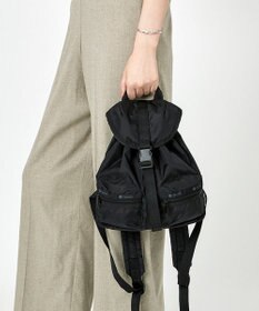 LeSportsac SMALL VOYAGER/リサイクルドブラックJP