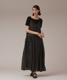 GRACE CONTINENTAL フォイルドットキャミワンピース