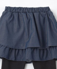 ANY KIDS デニム ニット スカッツ