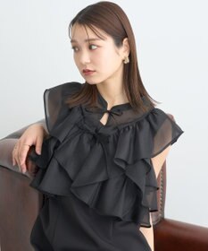 earth music&ecology SET2点フリルボレロ＋ナローワンピース