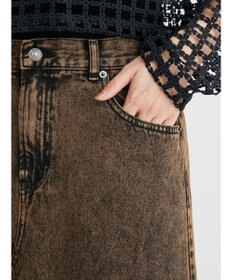 Green Parks ・ＳＵＧＡＲ　ＳＰＯＯＮ　カラーデニムスカート