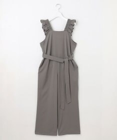 Feroux 【洗える】ショルダーフリル オールインワン