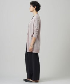 ICB 【洗える】 ウールアセテートハイゲージ カーディガン