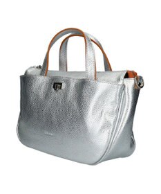 INTER-CHAUSSURES 【RIPANI】シャインシルバーレザー2WAYバッグ