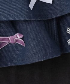 ANY KIDS デニム ニット スカッツ