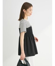 Green Parks シャーリングサテンドッキングプルオーバー