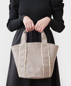 TOCCA 【八木アリサさん着用】TRILL TRIM CANVASTOTE キャンバストートバッグ