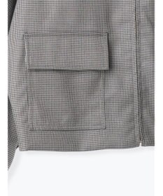 Te chichi ファブリックアソート衿付きブルゾン