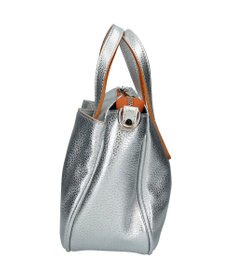 INTER-CHAUSSURES 【RIPANI】シャインシルバーレザー2WAYバッグ