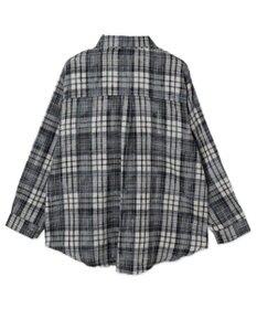 WEGO オーバーサイズチェックネルシャツ