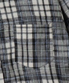 WEGO オーバーサイズチェックネルシャツ
