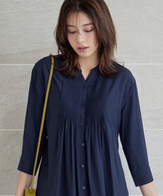 Tiaclasse L 【3way】ピンタックシャツワンピース