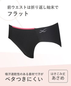 CW-X 【WOMEN】 CW-X 【CHUMS (チャムス)コラボ】 スポーツショーツ すそがズレあがりにくい 吸汗速乾(本体) ストレッチ性(本体) はきこみ丈あさめ レディース LNY200 /ワコール