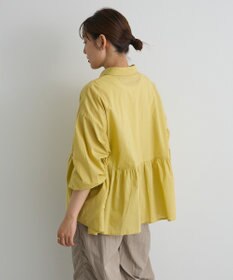 CRAFT STANDARD BOUTIQUE ペプラム長袖ブラウス