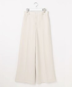 自由区 L 【19号サイズまで展開・カタログ掲載】トリアセダブルクロスワイドストレート パンツ