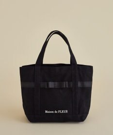 Maison de FLEUR マルチポケット帆布トートSバッグ