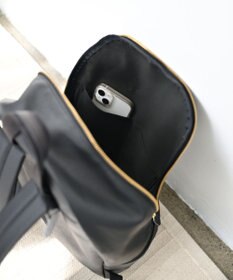 Hekhèr Le Style de Vie 【日本製 / A4サイズ対応/汚れにくい】PUコットンキャンバス リュックサック