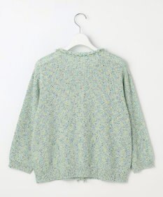 自由区 S 【上品・華やか・アンサンブル可】ドライツイーディー ニットジャケット風 カーディガン