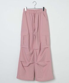 WEGO 【ウエストゴム】イージーパラシュートカーゴパンツ