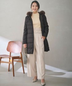 ANY SIS 【BAILA12月号掲載・貴島明日香さんコラボ】ハイカットリターン ワイドパンツ