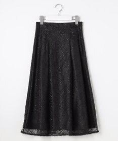 Feroux きらめきチェックフレア スカート