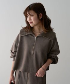 Green Parks ・ＥＬＥＮＣＡＲＥ　ＤＵＥ　スエードポンチハーフＺＩＰ