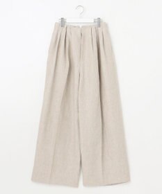 23区 【GOLD LABEL】MANTECO スーペリアリネン ワイドパンツ