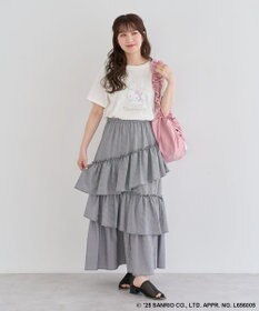 Green Parks チャーミーキティ/レースリボンプリントTシャツ