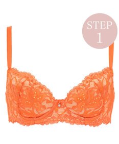 BRADELIS New York 【BRADELIS New York】　ジャスミンステップ1ブラ23A1　しっかりバストを集めてナチュラルなシルエットを作る補整ブラ