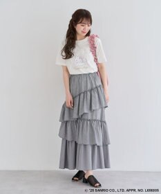 Green Parks チャーミーキティ/レースリボンプリントTシャツ