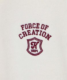 WEGO ハーフZIP襟付きショートスウェット