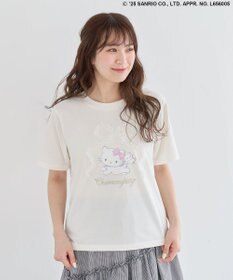 Green Parks チャーミーキティ/レースリボンプリントTシャツ
