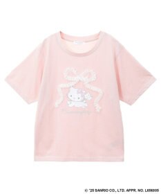 Green Parks チャーミーキティ/レースリボンプリントTシャツ