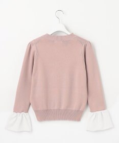 Feroux 【洗える】袖フレアニット プルオーバー