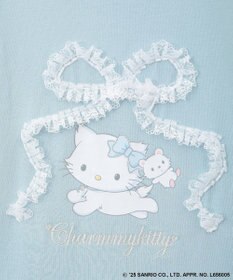 Green Parks チャーミーキティ/レースリボンプリントTシャツ