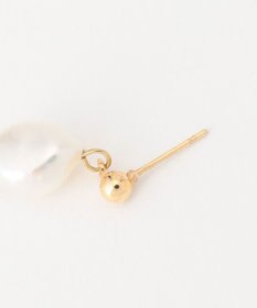 ANY ラウンドパールピアス（両耳用）