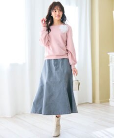 Feroux フレアレディーデニム スカート