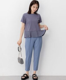 組曲 スーパーライトストレッチテーパード パンツ